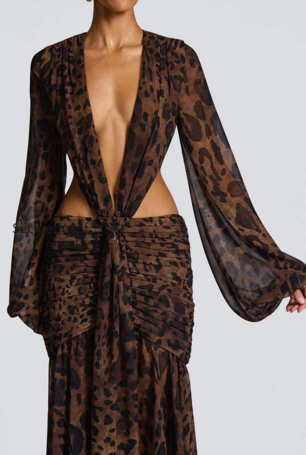leopard-mesh-hollow-deep-v-sexy-maxi-dress