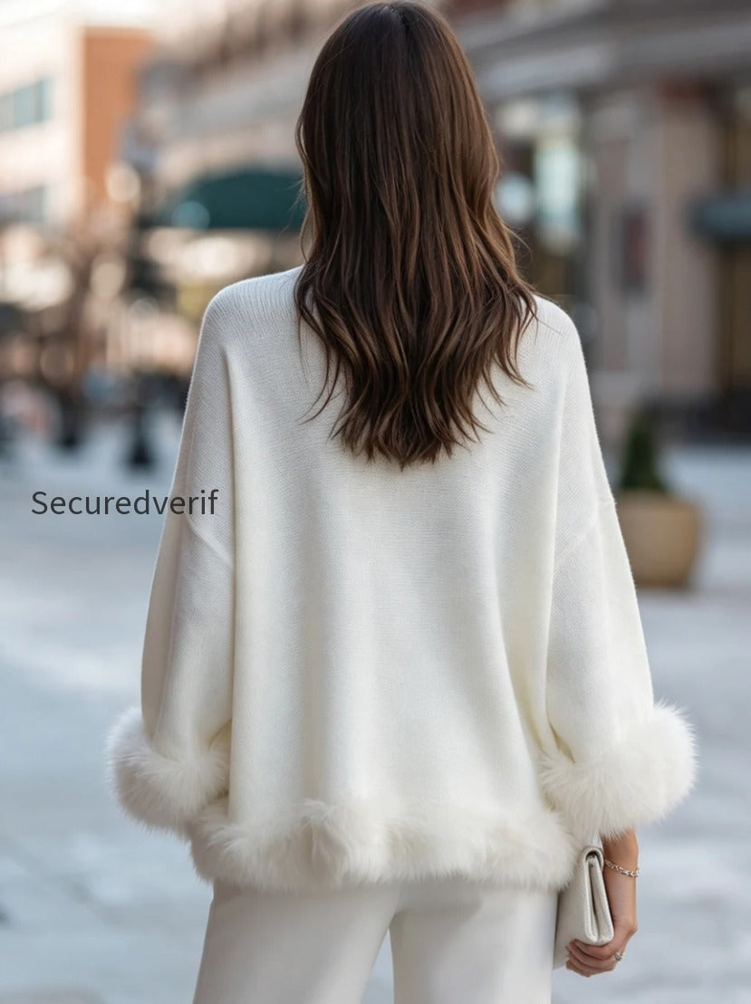 elegant-faux-fur-trimmed-knit-sweater