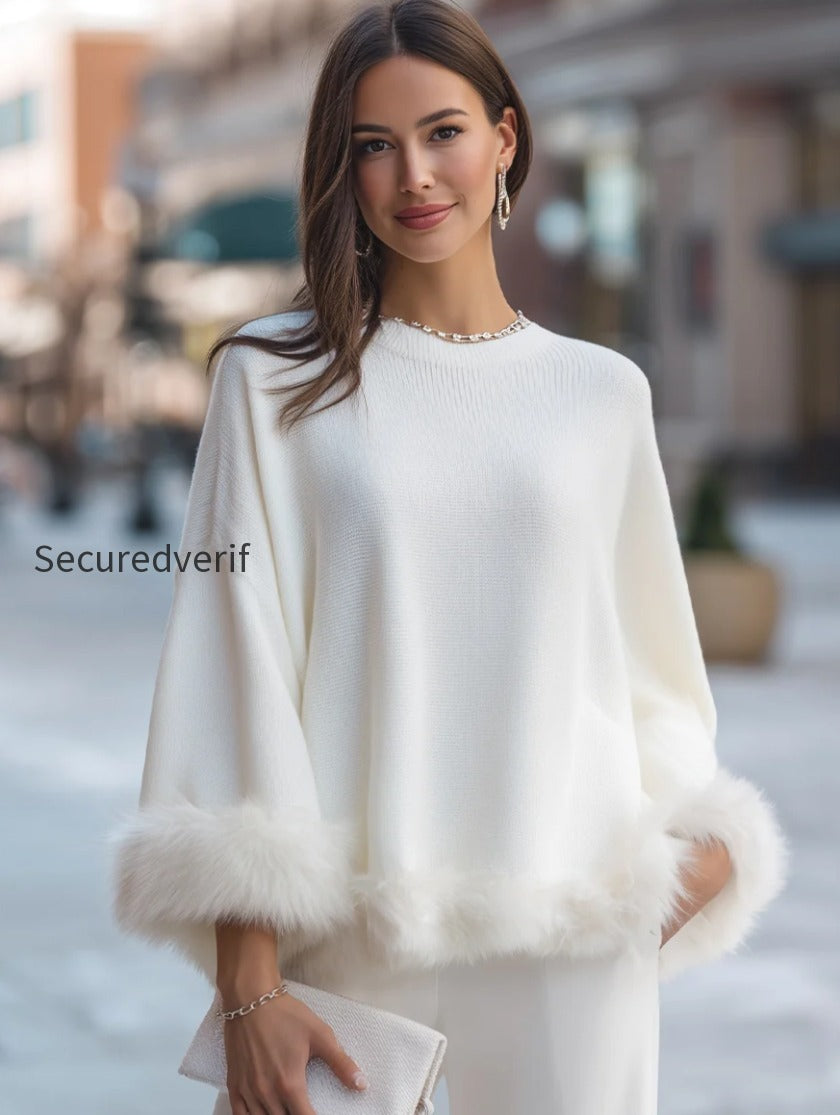 elegant-faux-fur-trimmed-knit-sweater