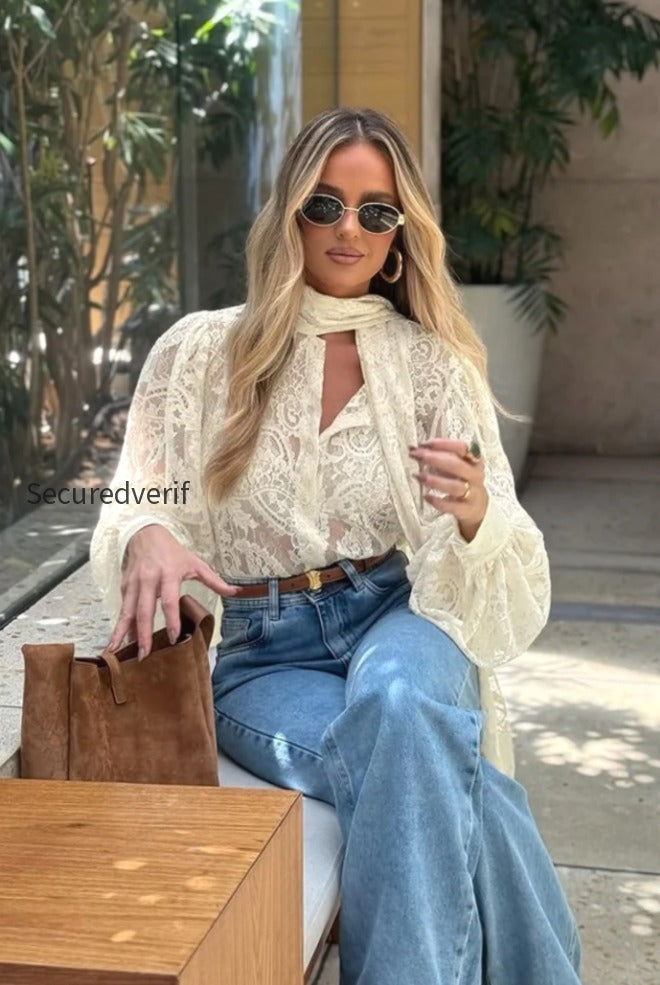 elegant-tie-sheer-lace-long-sleeve-blouse