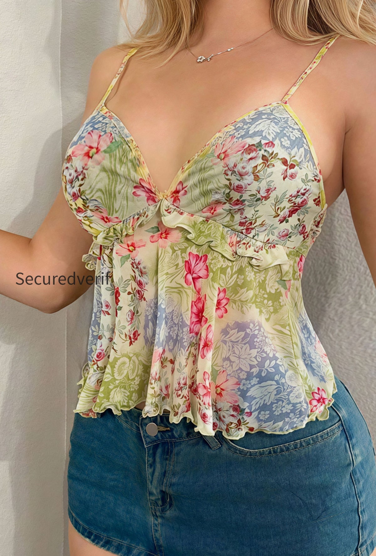 sexy-sheer-print-ruffle-cami-top