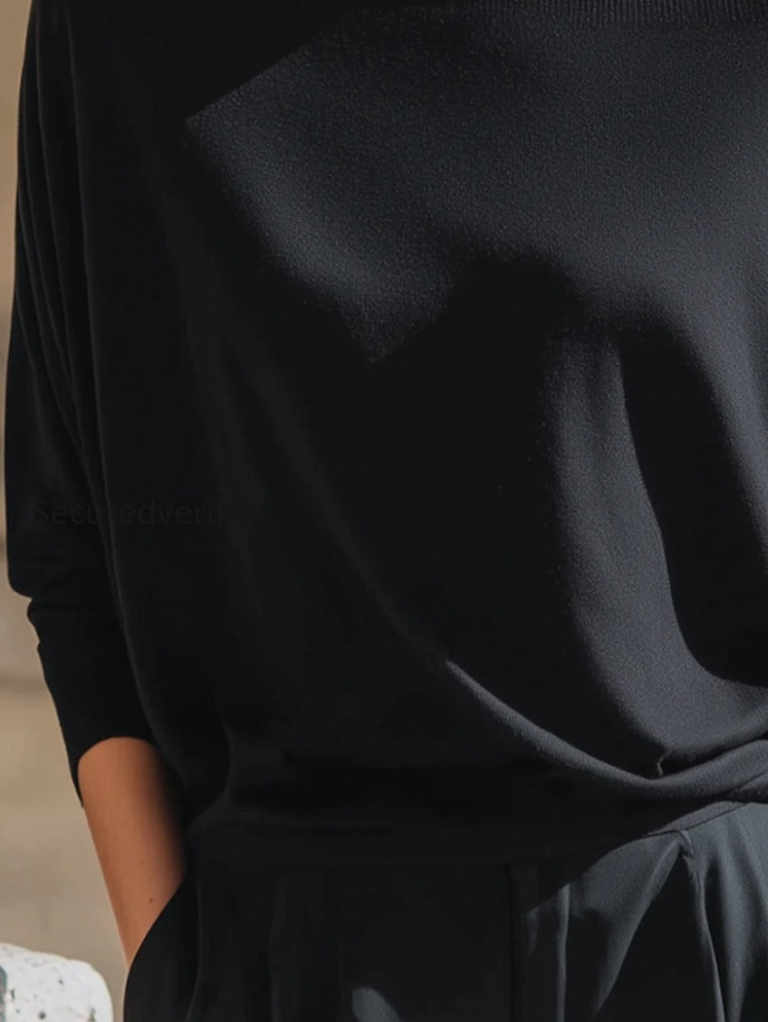 relaxed-off-shoulder-batwing-sleeve-knit-top
