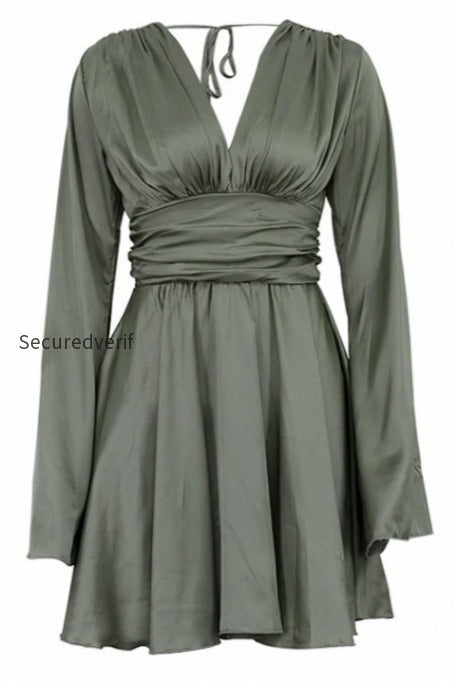 elegant-satin-ruffle-romantic-mini-dress