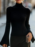 high-neck-bell-sleeve-ribbed-knit-sweater