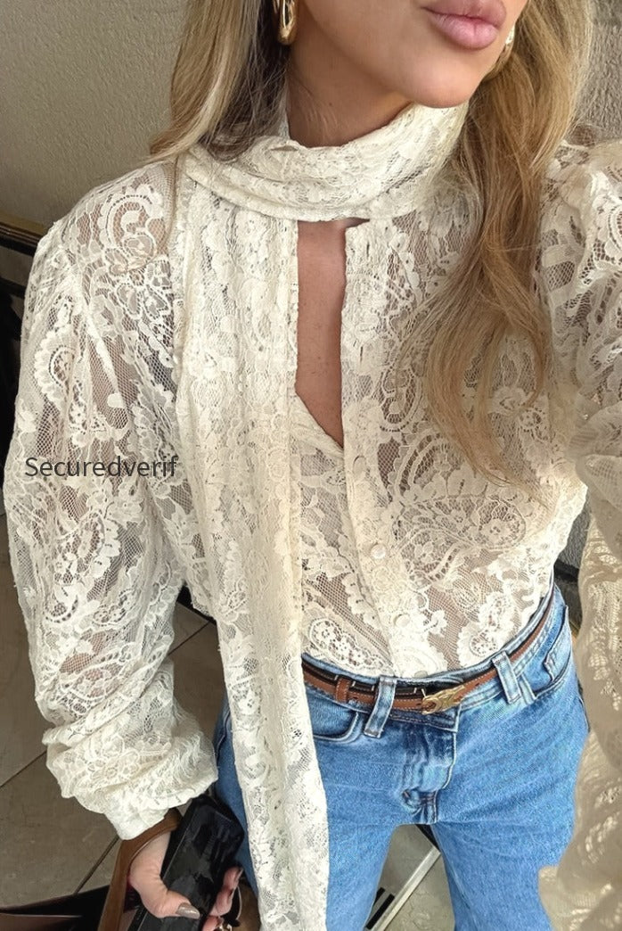 elegant-tie-sheer-lace-long-sleeve-blouse